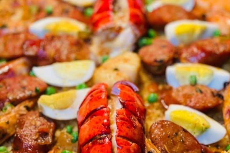 Stuffed lobster