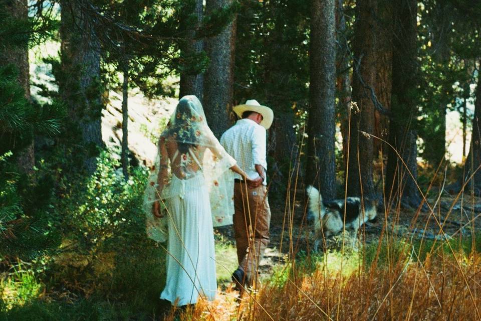 Mountain elopement