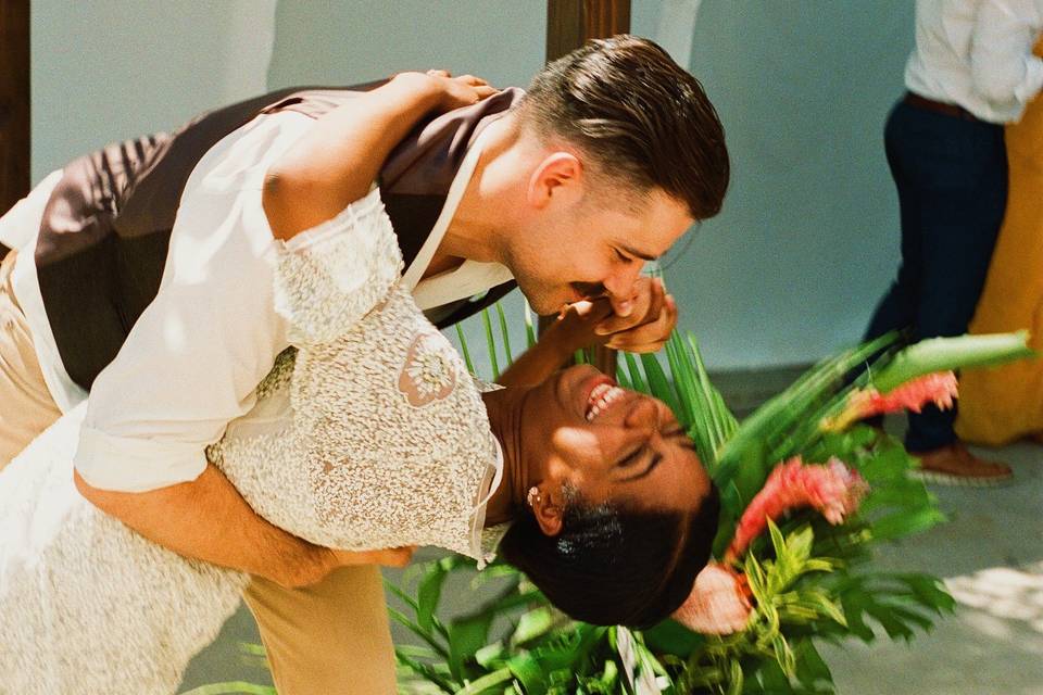 Backyard wedding