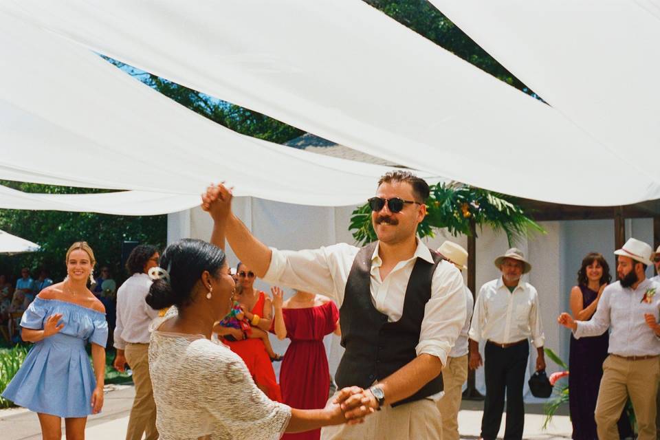 Backyard wedding