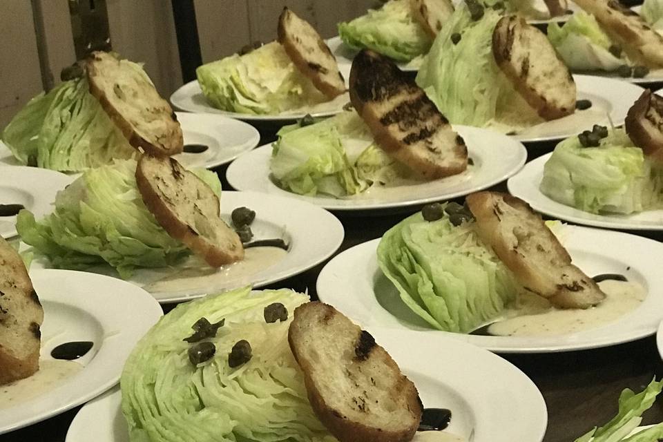 Deconstructed Caesar Salad