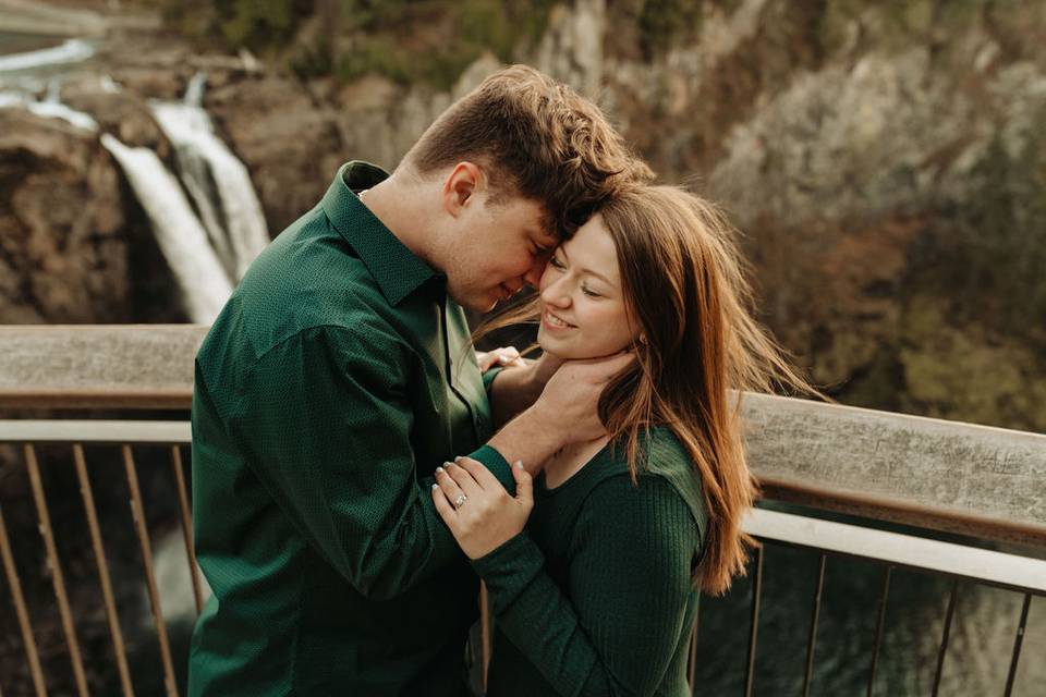 Snoqualmie falls Engagement