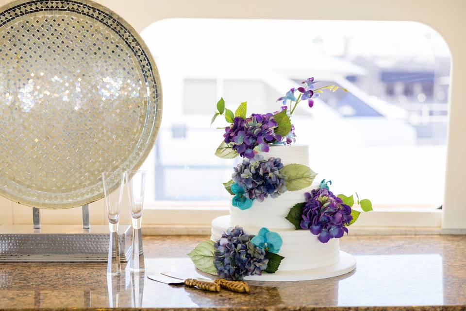 Wedding Cake on Main Deck!