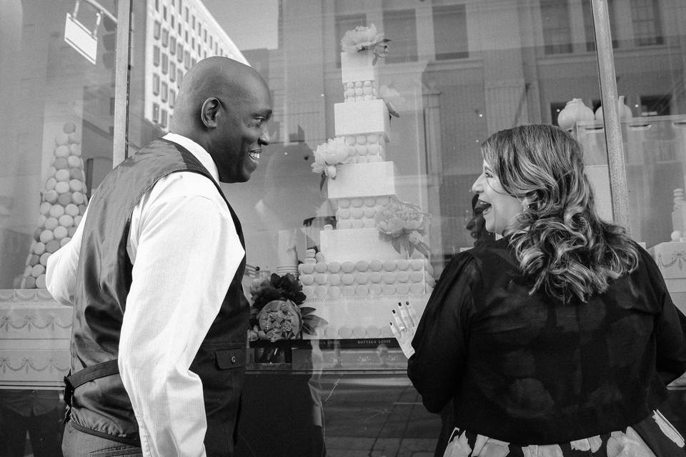 Engaged Downtown Los Angeles
