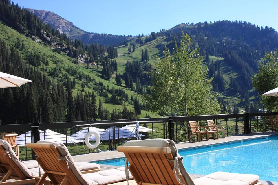 Pool Deck with Mountain Views