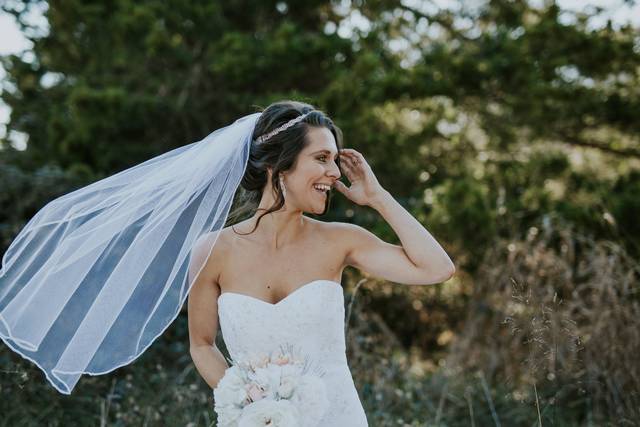 Happy bride