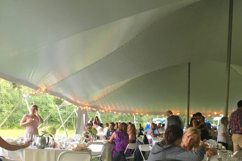 Tent reception