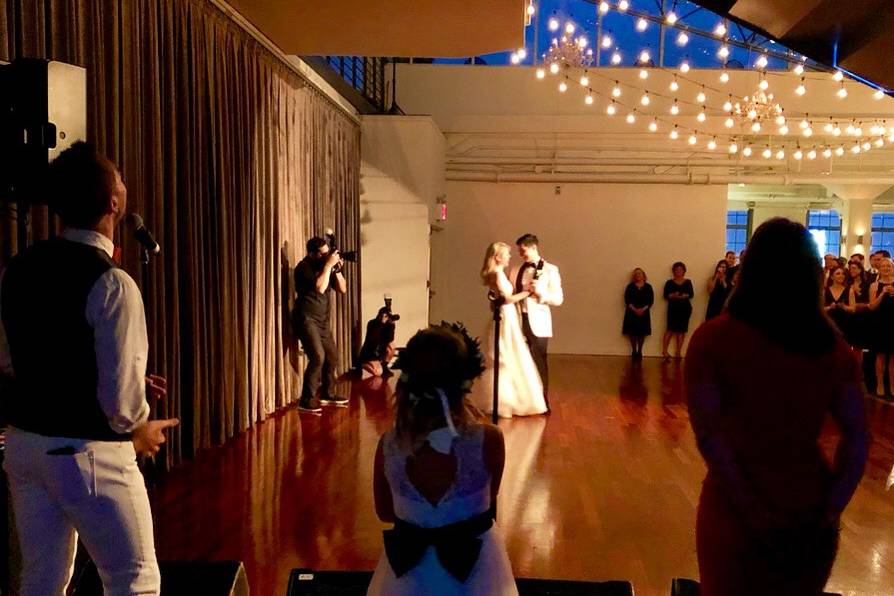 That first dance.