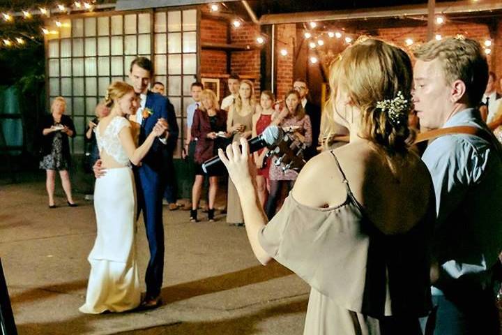 Couple dancing