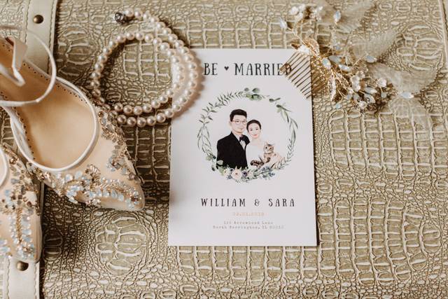 Wedding invitation card