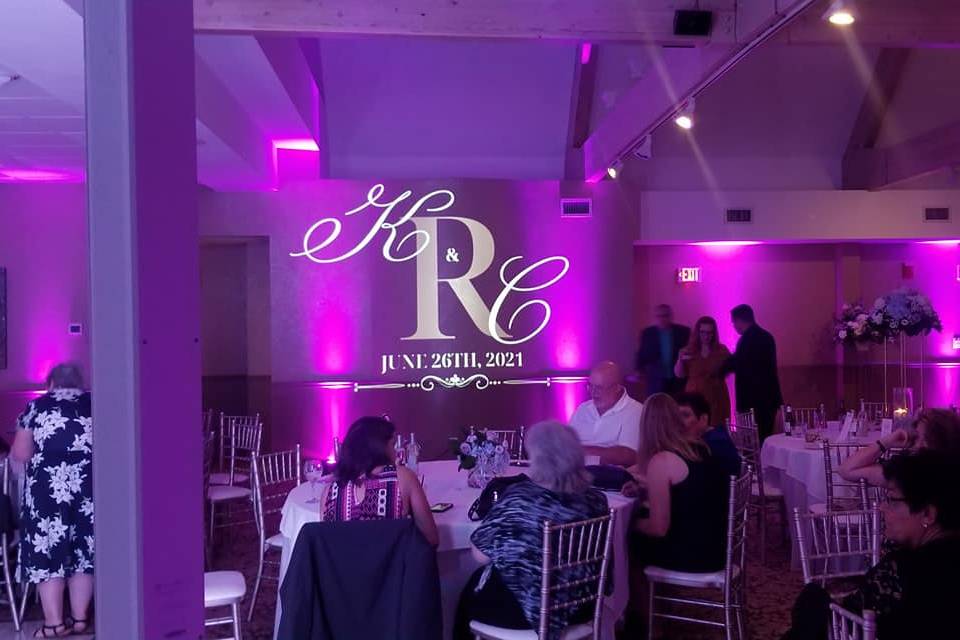 Full Room Uplights & Monogram