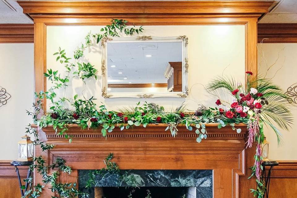 Floral Fireplace