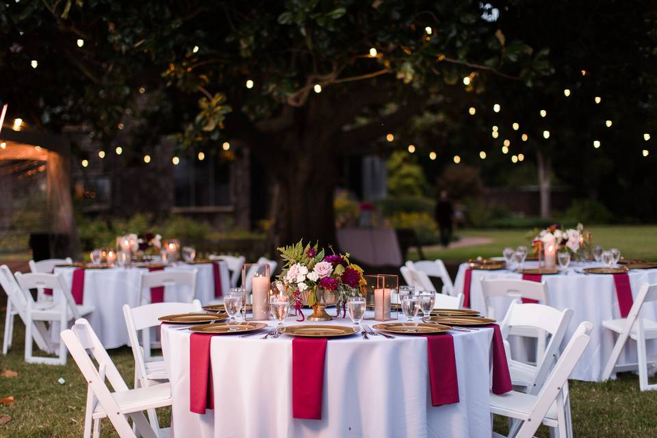 Fall outdoor wedding VA