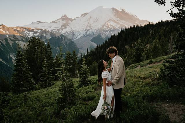 Washington mountain elopement