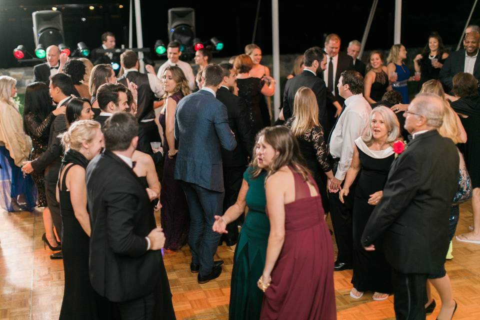 Reception dance floor