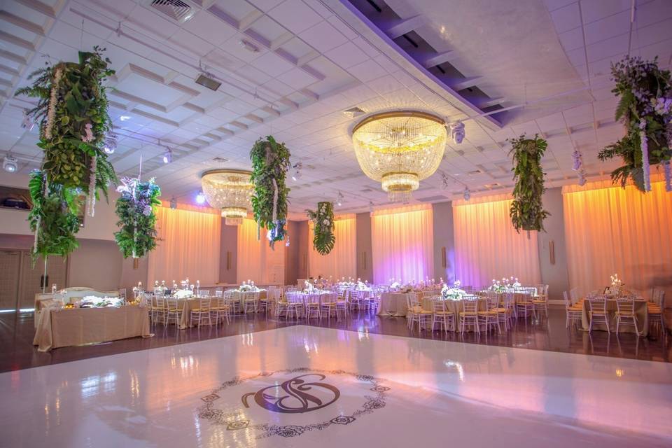 Ambient wedding reception