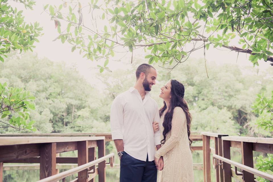 Forest setting engagement session