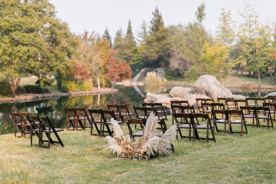 Lakeside ceremony