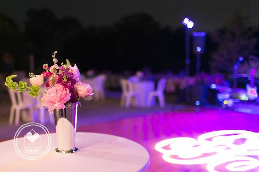 Reception area with guests