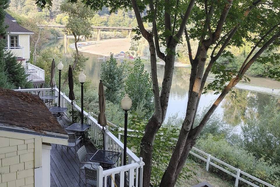 Deck with River View
