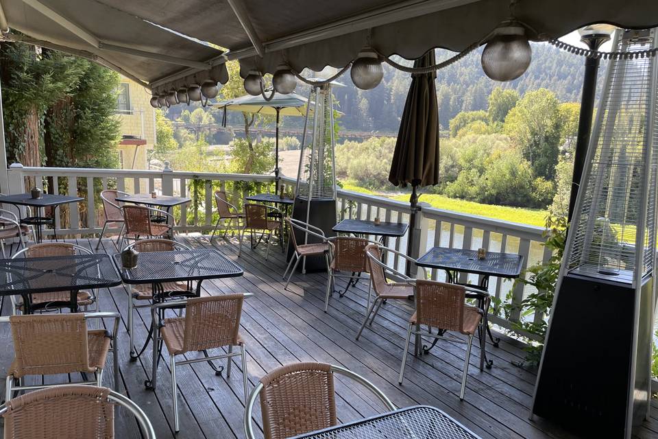 Deck  with River View