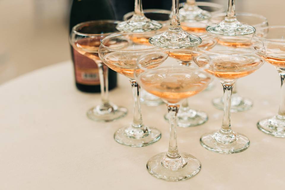 Champagne toast
