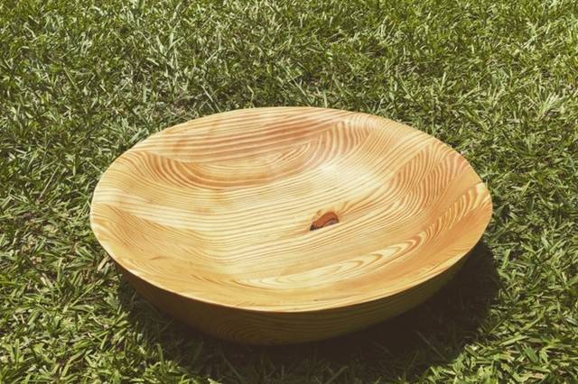 Rustic wooden bowls