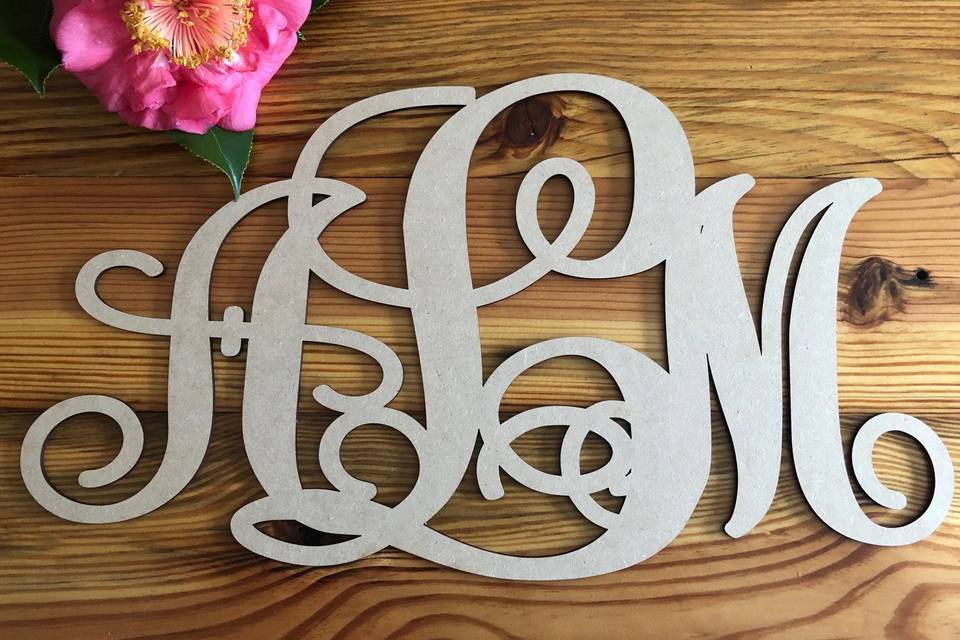 Monogram signs