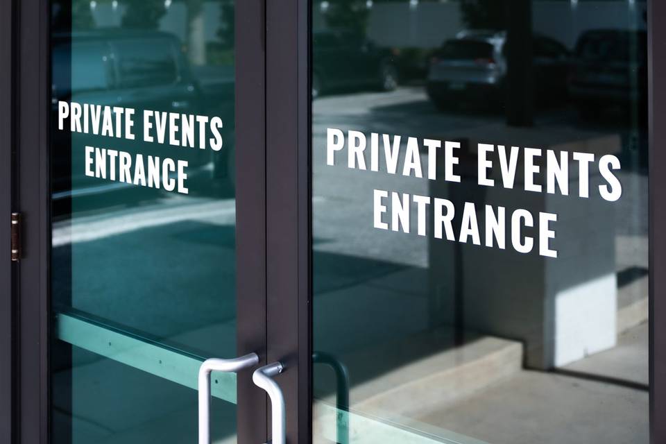 Events Entrance