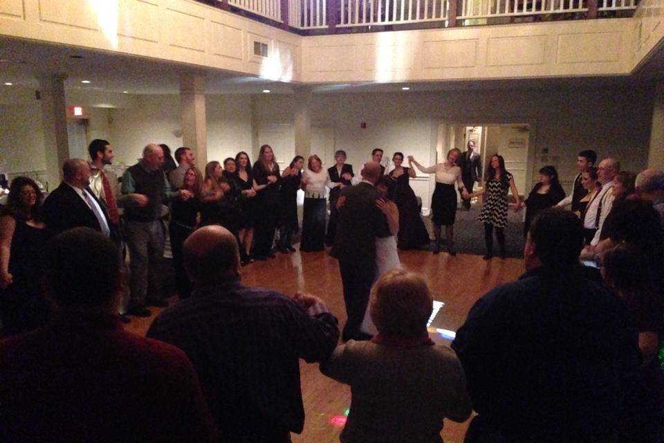 Couple dancing