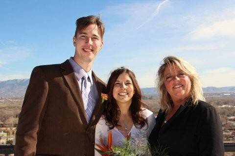 Couple with their guest