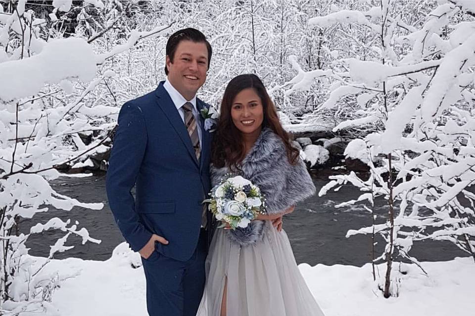 Wedding in the snow