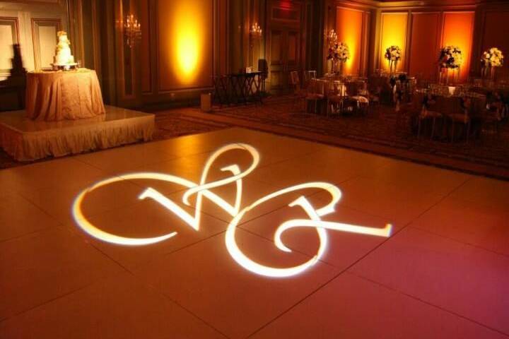 Wedding monogram light