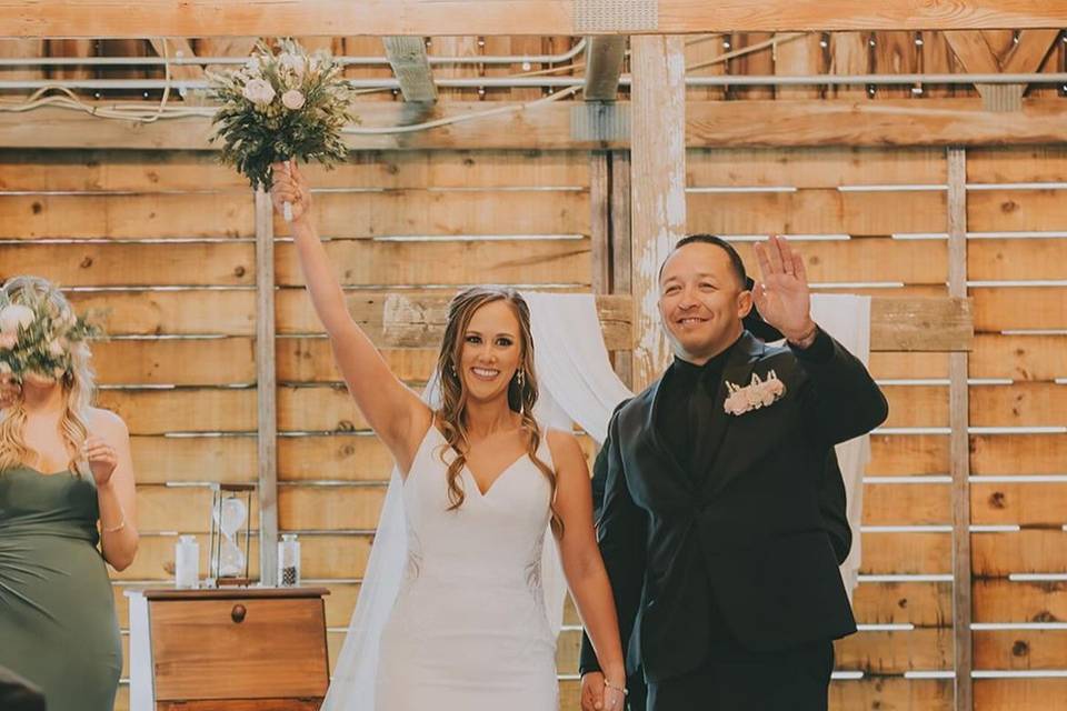 Indoor wedding