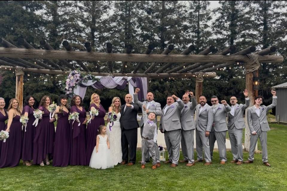 Outdoor wedding