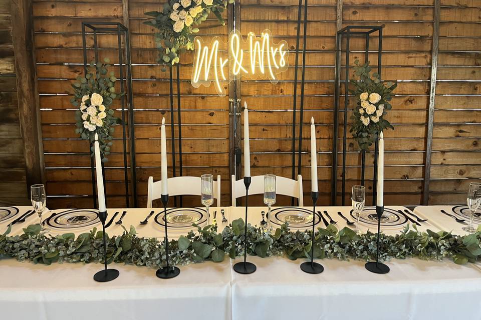 Outdoor wedding