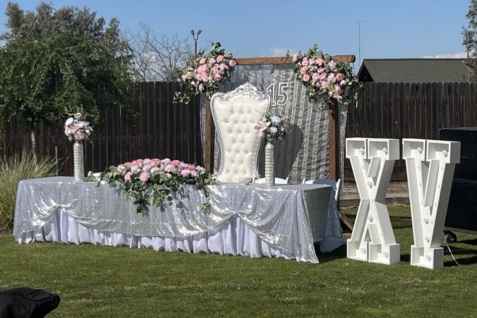 Indoor wedding