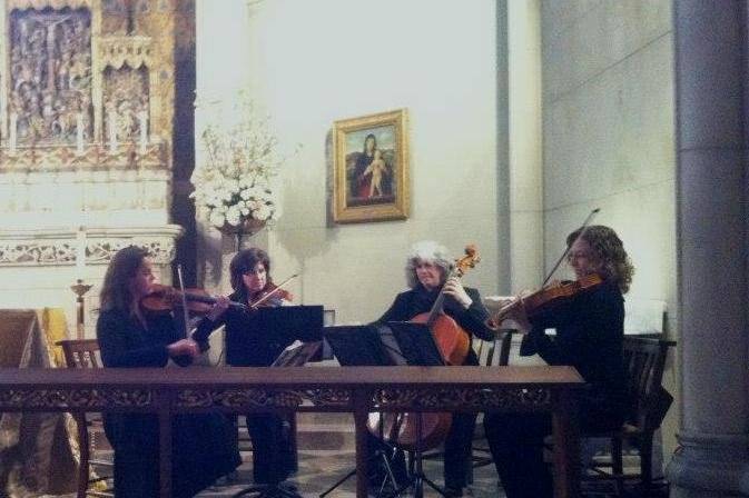 String performance indoors