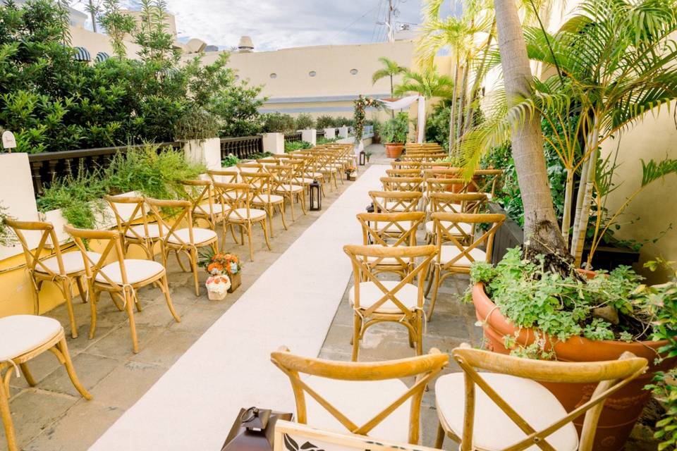 Ceremony at Herb Garden