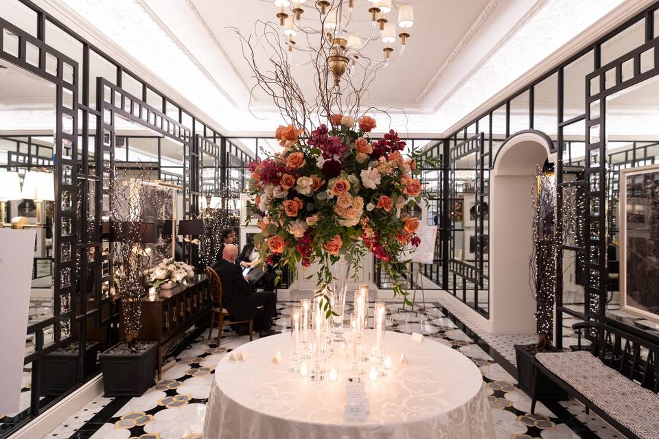 Card Table Arrangement