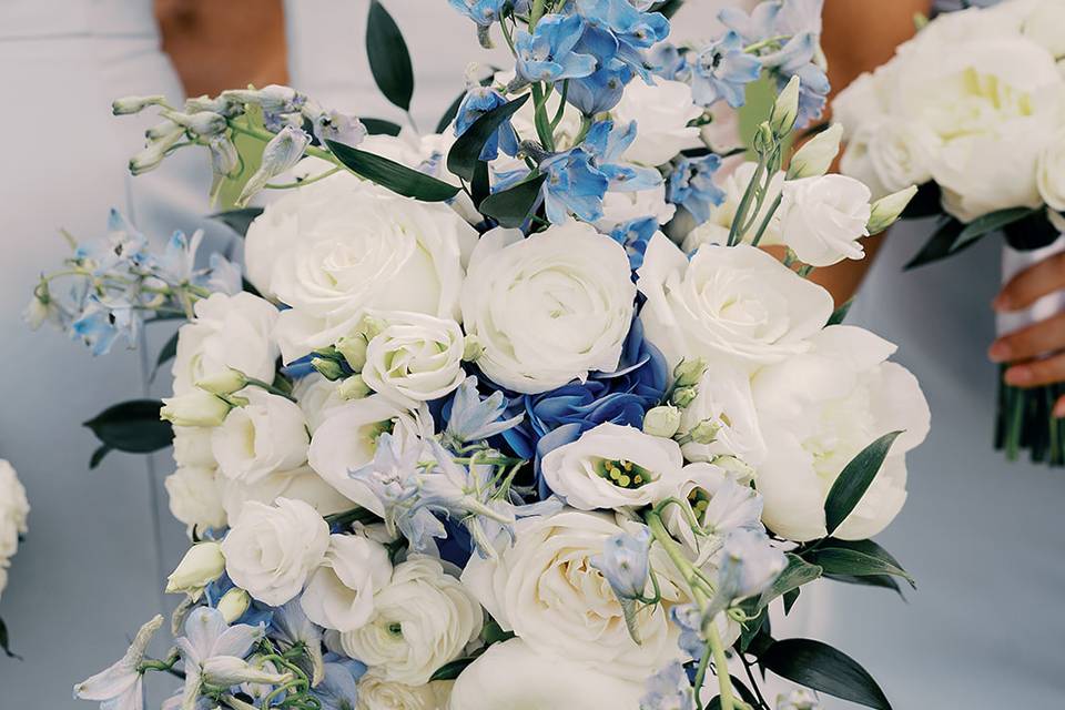 Blue and White Bouquet