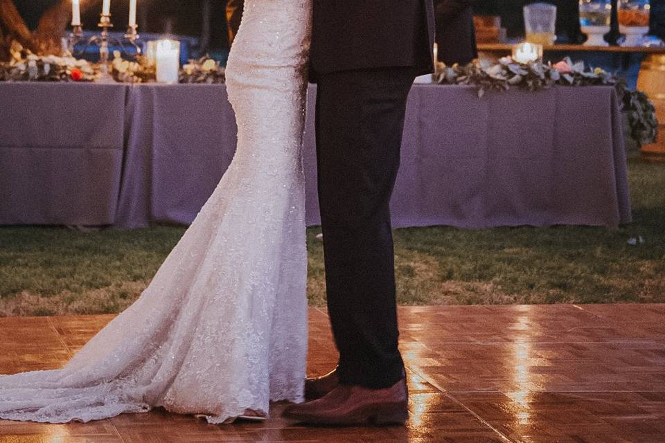 First dance as Mr. and Mrs.