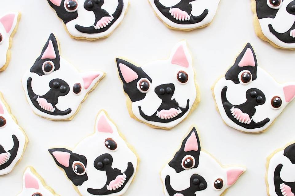 Dog sugar cookies