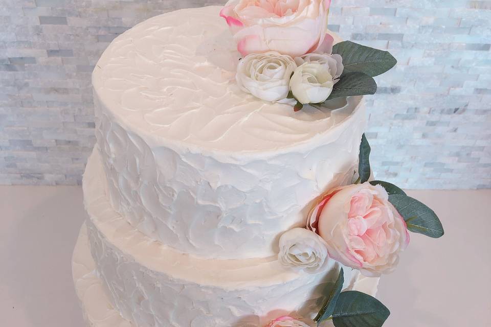 Patchy Wedding Cake