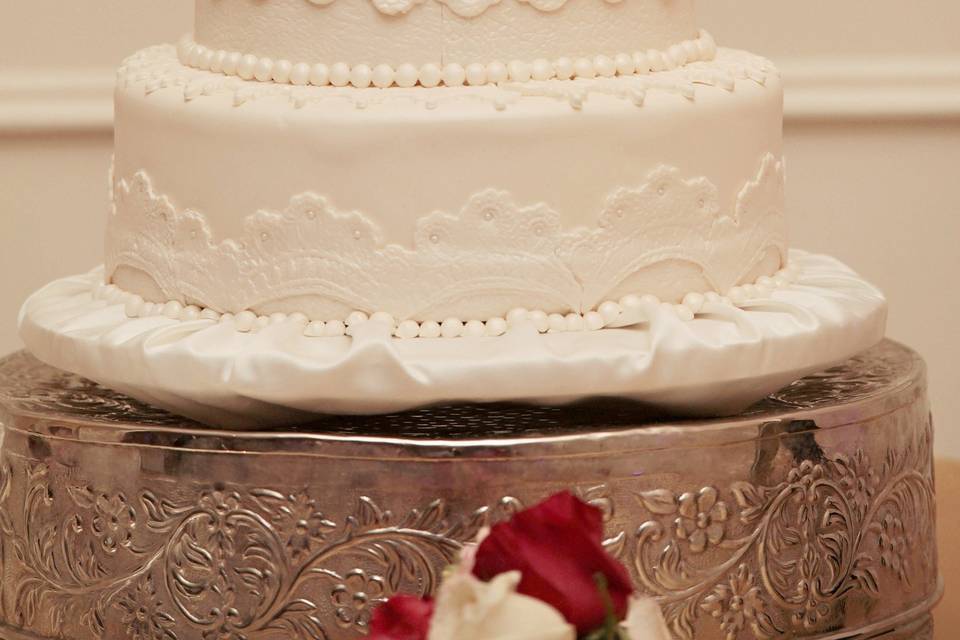 Fondant Wedding Cake