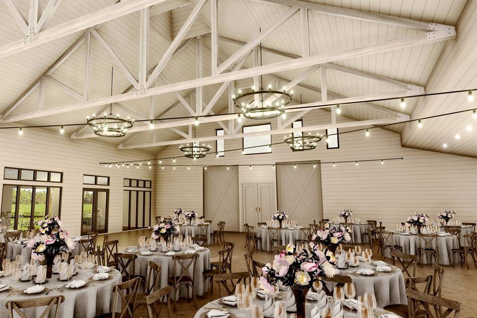 Sophisticated reception hall