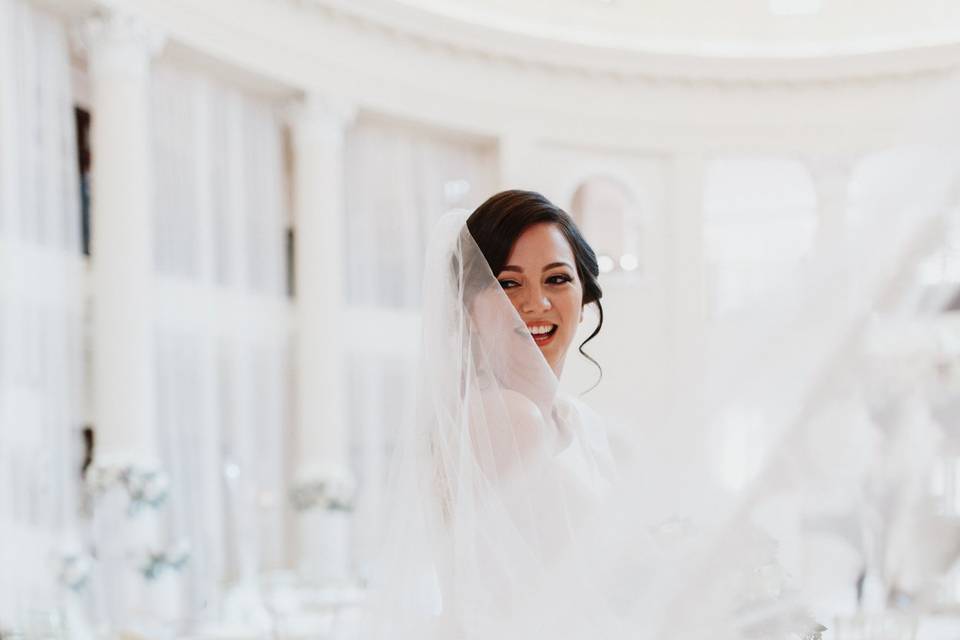 Bride's veil