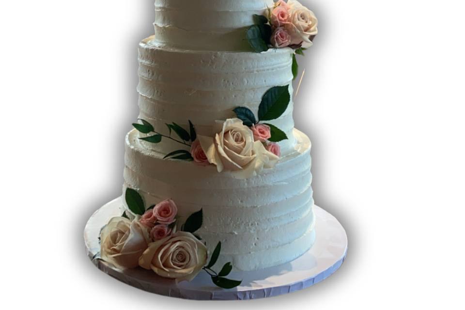 Spatula Floral/Greenery Cake