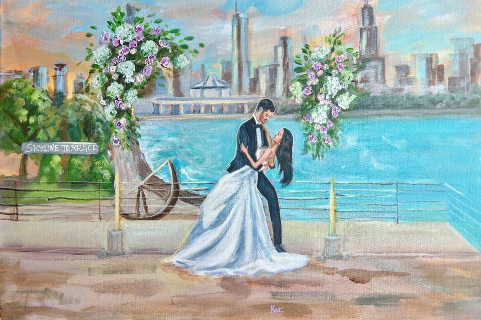 Kraneil Fine Art (Live Wedding Painting)