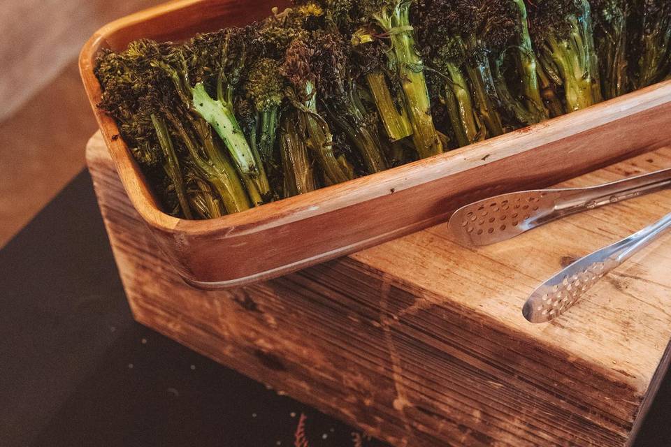 Roasted broccolini